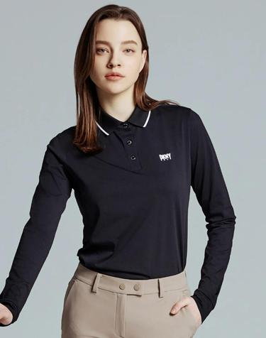 [무료배송] 롱슬리브 카라 긴팔티셔츠 여성 3컬러 택1