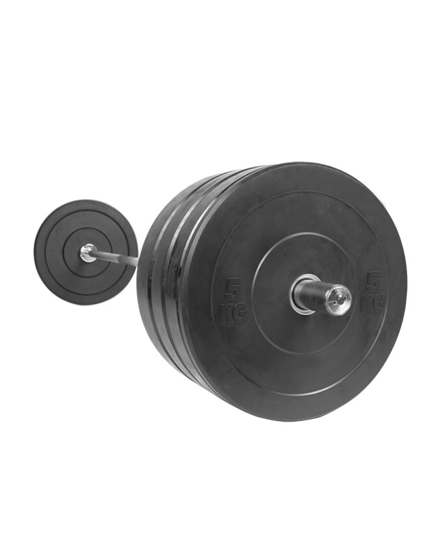 아리프 중량범퍼플레이트5kg 2개 4.5cm홀 바벨원판 착용컷