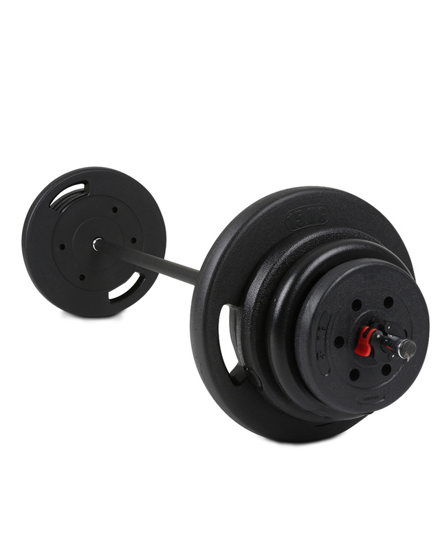 아리프 다이나믹 가성비 경량바벨원판 2kg 30mm 2개입 착용컷