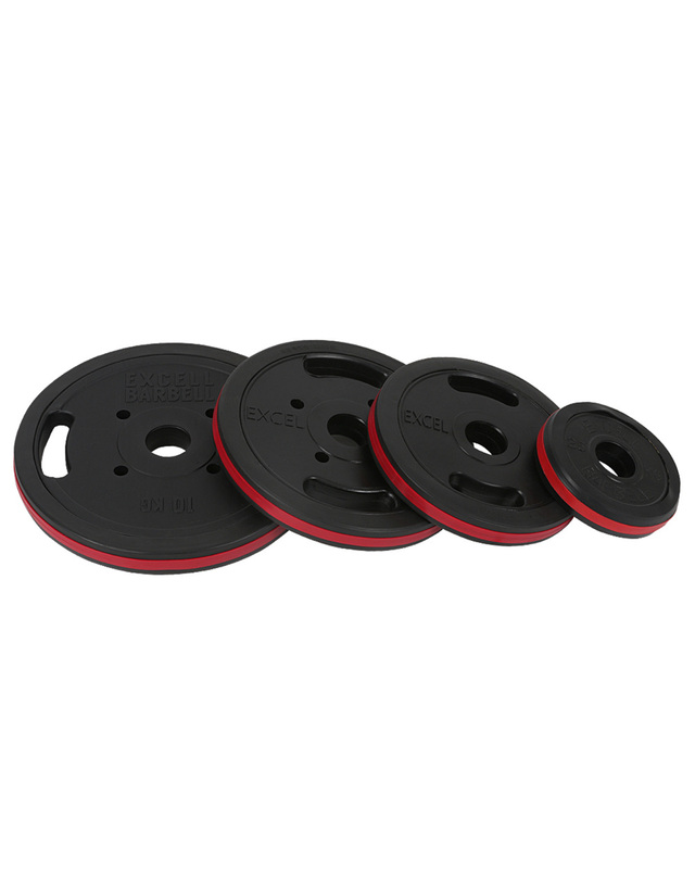 아리프 아리프 레드라인 경량 원판 5kg 바벨 덤벨 (2개입) 착용컷