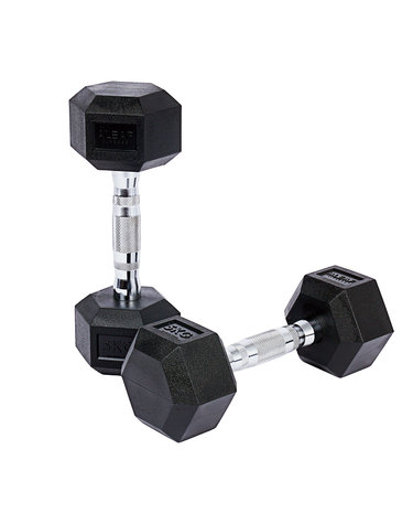 냄새없는 PEV 육각 덤벨 5kg 2개입 아령 홈트