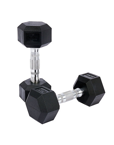 냄새없는 PEV 육각 덤벨 7kg 2개입 아령 홈트