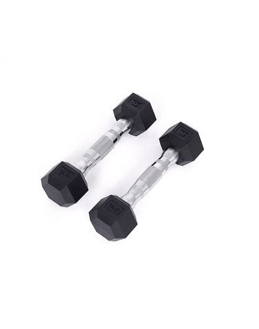 아이워너 냄새 안나는 PEV 육각 아령 1kg 2개 덤벨