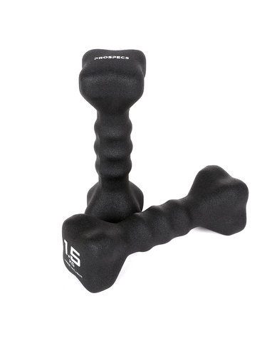 프로스펙스 네오프렌 컬러아령 1.5kg 2개 1세트/블랙