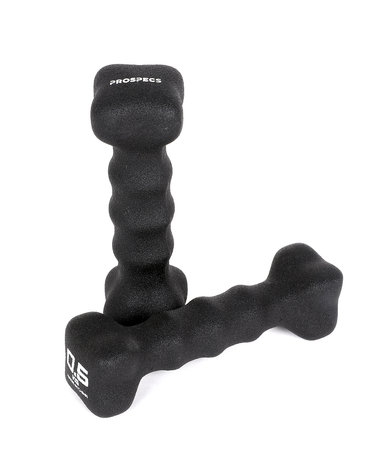 프로스펙스 네오프렌 컬러아령 0.5kg 2개 1세트/블랙