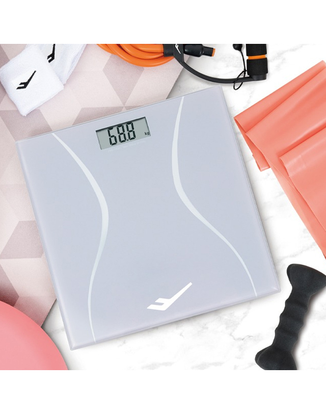 프로스펙스 프로스펙스 S-LINE 체중계 에스라인 아기체중계 착용컷