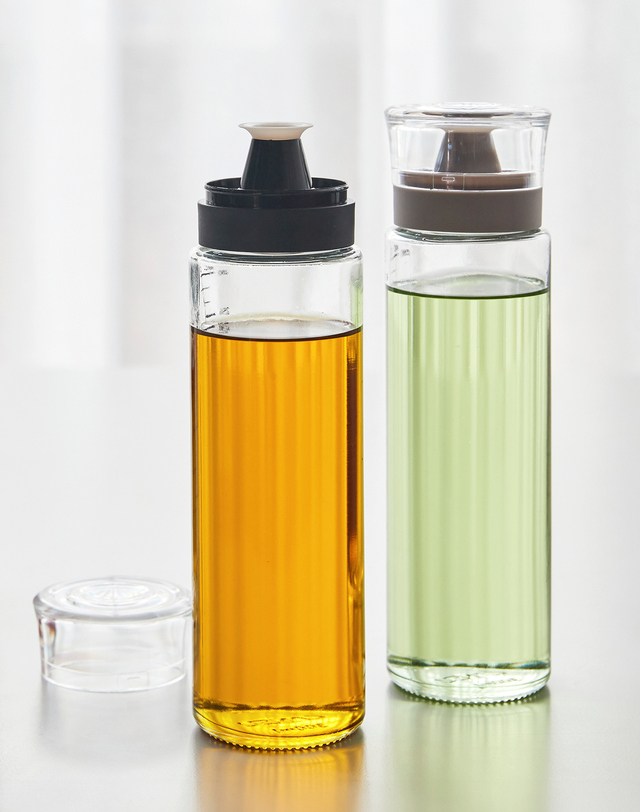 키텐실 [시노글라스] 키텐실 묻지않고 깔끔하게 흐르는 오일병 신형 양념통 300ml 5p 착용컷