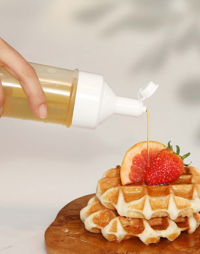 키텐실 [키텐실] 가정용 원웨이 소스통 케찹통 마요네즈통 꿀보관용기 미니 350ml 5P 세트 착용컷