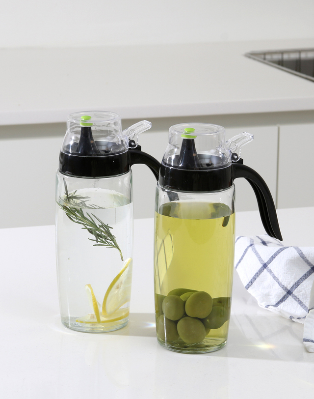 키텐실 [시노글라스] 키텐실 원터치 오일병 소스통 500ml 착용컷