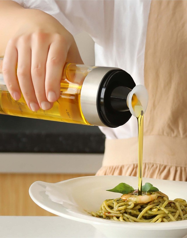 키텐실 [키텐실] 블랙엣지 내열유리 오일병 참기름병 간장 소스 250ml 착용컷