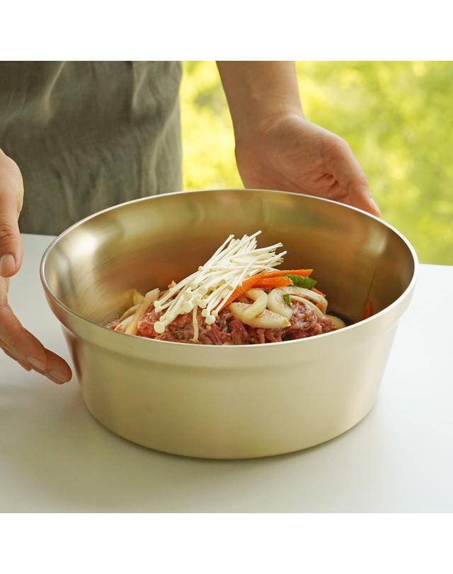 놋담 놋담 방짜유기 양푼 중 착용컷