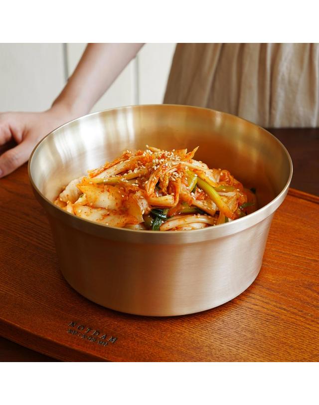 놋담 놋담 방짜유기 양푼 소 착용컷