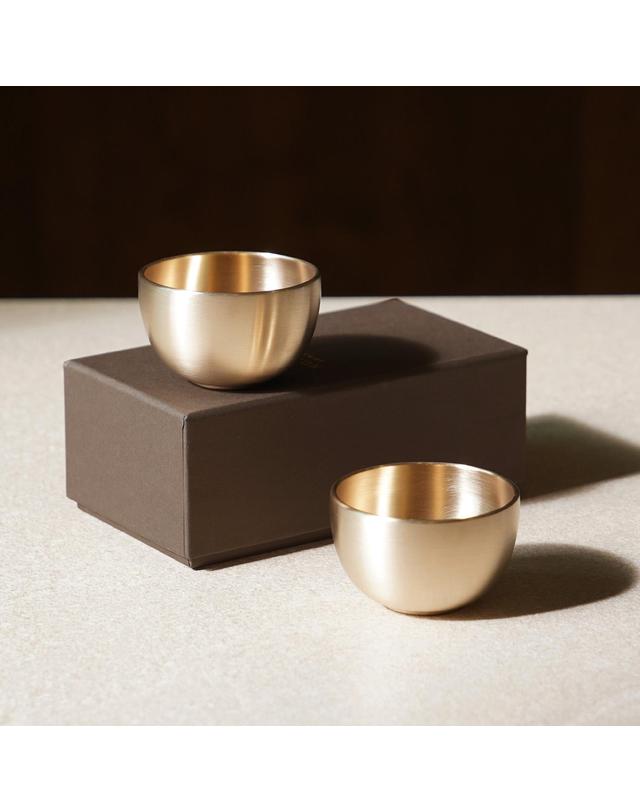 놋담 놋담 방짜유기 달술잔 2P 착용컷