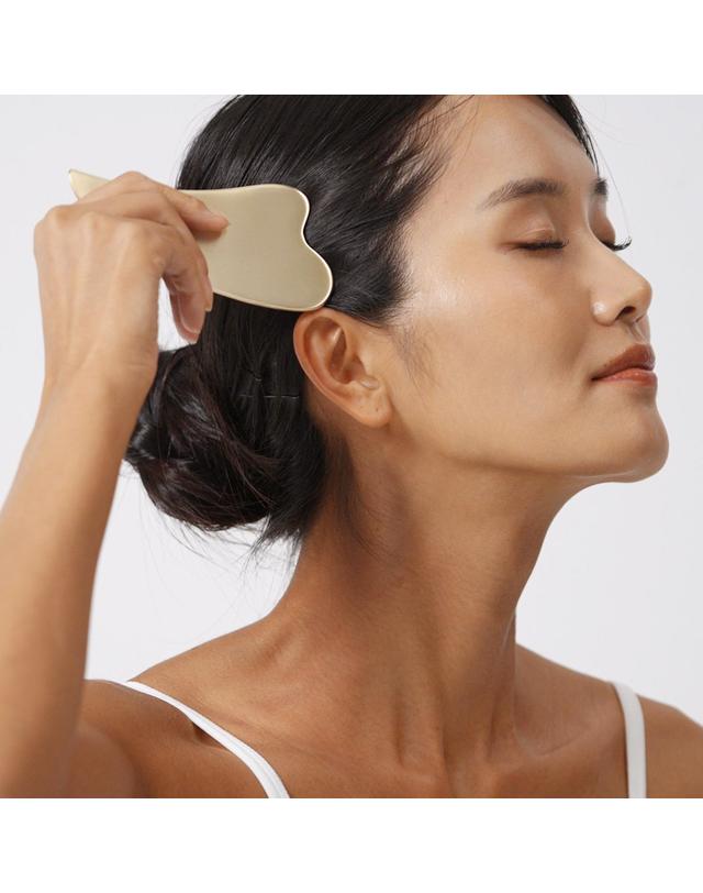 놋담 놋담 방짜유기 하트괄사 마사지기 +누빔저고리 증정 착용컷