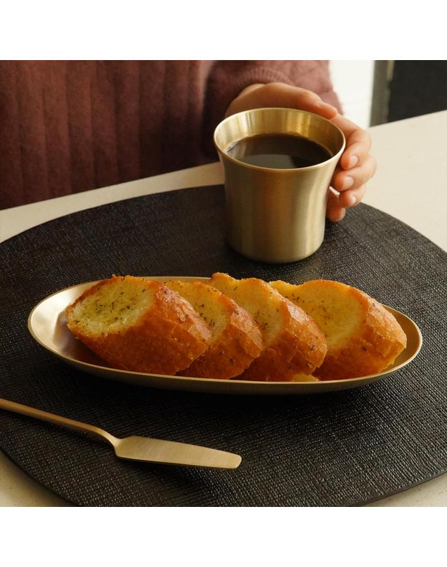놋담 놋담 방짜유기 타원접시 착용컷