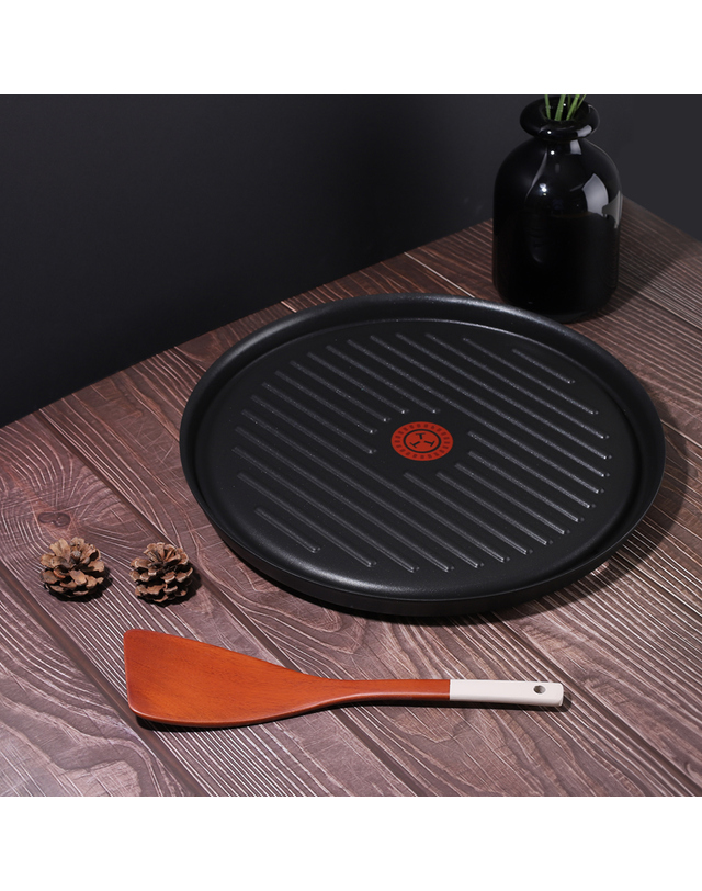 테팔 테팔 플래티늄 원형 그릴팬(Platium Grillplate) 착용컷