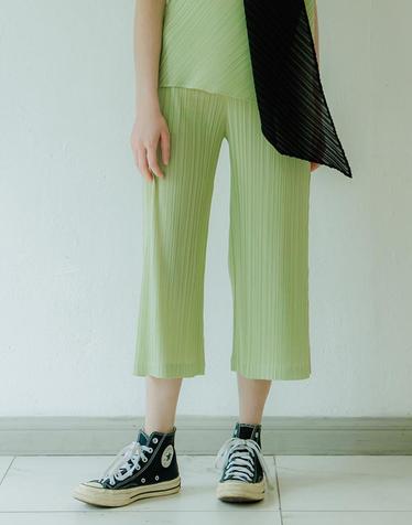 [FINE PLEATS] 피네 플리츠 베이직 팬츠 민트