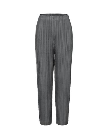 [FINE PLEATS] 피네 플리츠 베이직 내로우 팬츠 그레이
