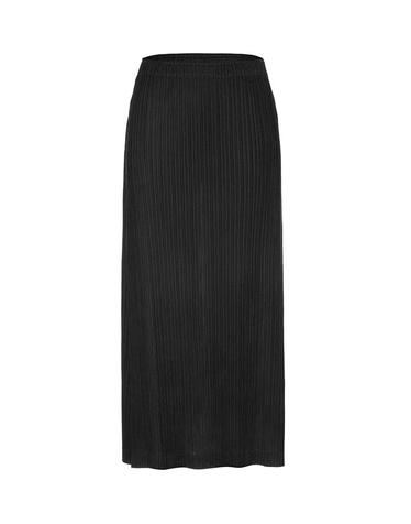 [FINE PLEATS] 피네 플리츠 베이직 롱 스커트 블랙