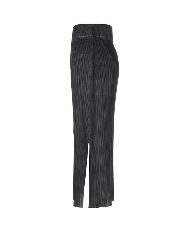 피네플리츠 [FINE PLEATS] 피네 플리츠 포켓 펜슬 스커트 블랙 착용컷
