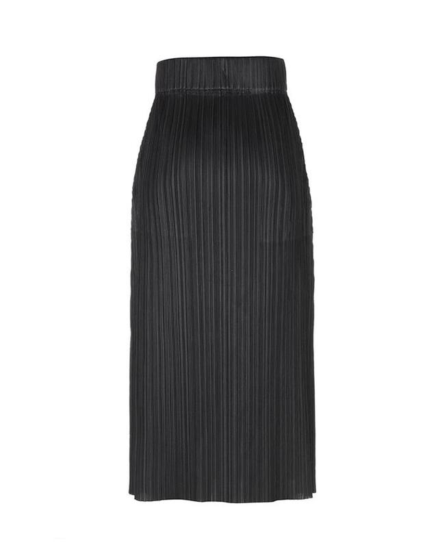 피네플리츠 [FINE PLEATS] 피네 플리츠 포켓 펜슬 스커트 블랙 착용컷