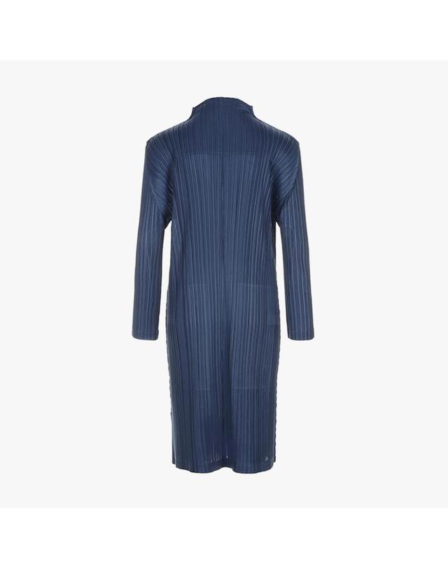 피네플리츠 [FINE PLEATS] 피네 플리츠 차이나 카라 롱 가디건 군청 착용컷