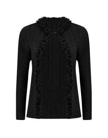 [FINE PLEATS] 피네 플리츠 멜로디 가디건 블랙