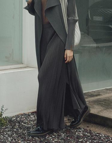 [FINE PLEATS] 피네 플리츠 페어리 팬츠 브라운