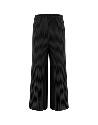[FINE PLEATS] 피네 플리츠 고고 와이드 팬츠 블랙