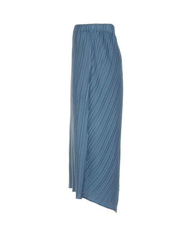 피네플리츠 [FINE PLEATS] 피네 플리츠 피쉬테일 스커트 스카이 블루 착용컷