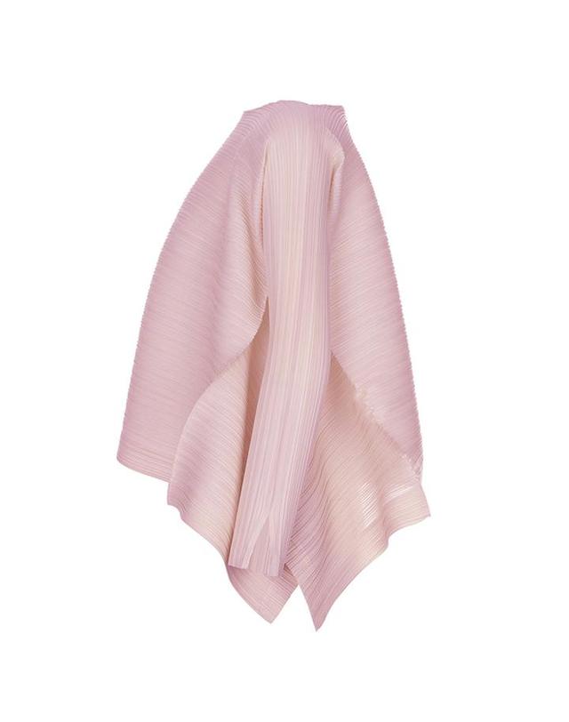 피네플리츠 [FINE PLEATS] 피네 플리츠 긴팔 날개 탑 핑크 착용컷
