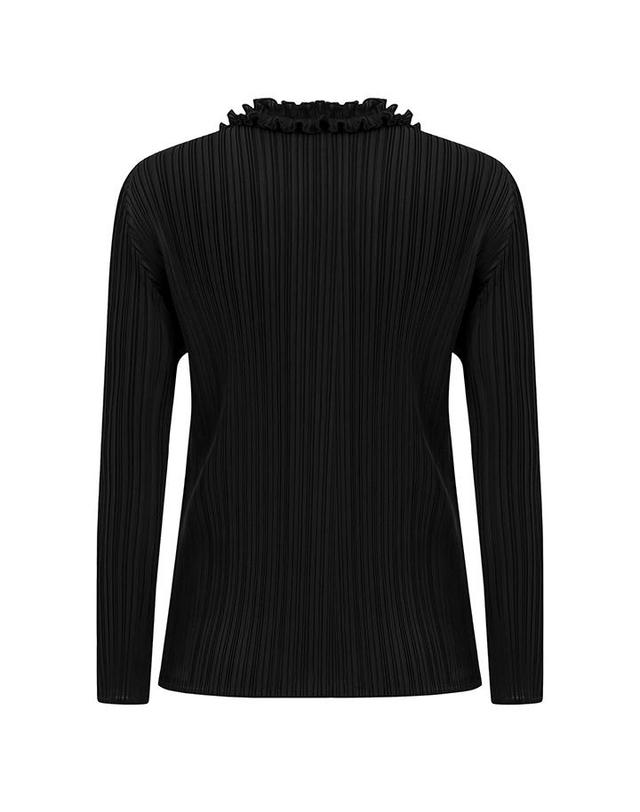피네플리츠 [FINE PLEATS] 피네 플리츠 멜로디 가디건 블랙 착용컷