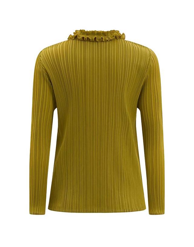 피네플리츠 [FINE PLEATS] 피네 플리츠 멜로디 가디건 아보카도 착용컷