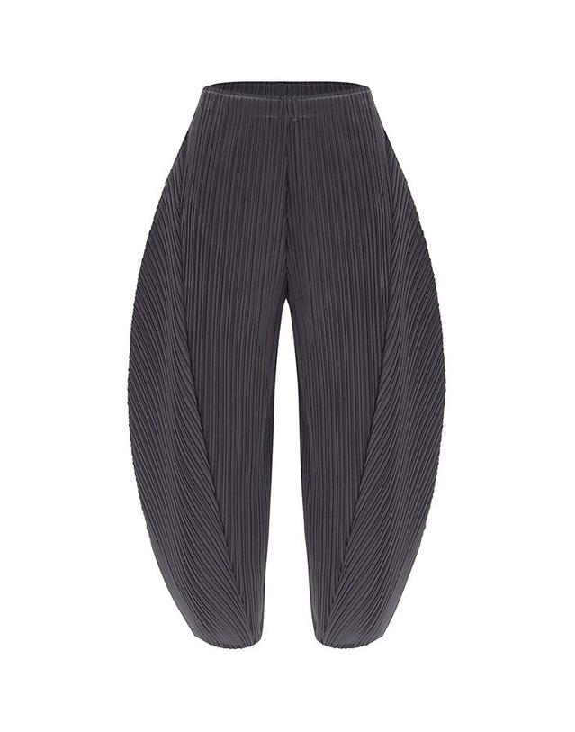 피네플리츠 [FINE PLEATS] 피네 플리츠 지니 팬츠 챠콜 착용컷