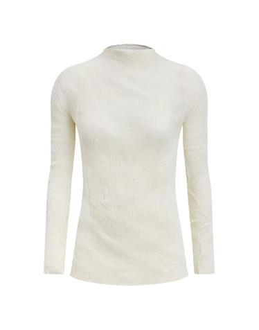 [FINE PLEATS] 피네 플리츠 플로우 시스루 탑 아이보리