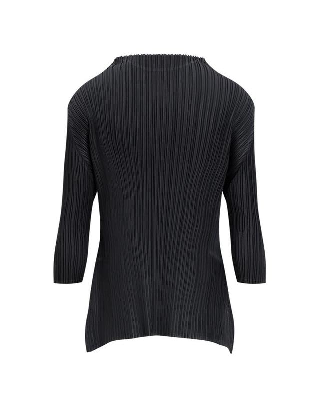 피네플리츠 [FINE PLEATS] 피네 플리츠 7부 슬릿 탑 블랙 착용컷