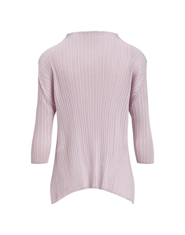 피네플리츠 [FINE PLEATS] 피네 플리츠 7부 슬릿 탑 소프트 핑크 착용컷