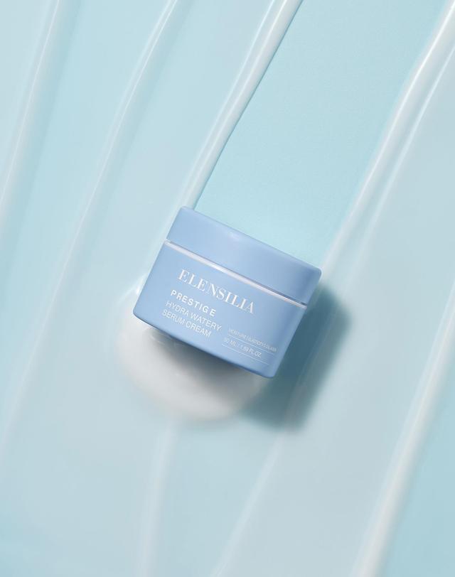 엘렌실라 [엘렌실라] 프리스티지 하이드라 워터리 세럼 크림 50ml 착용컷