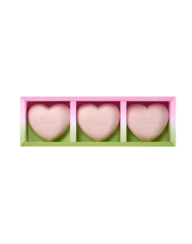 뱅네프 생토노레 [뱅네프 생토노레] 러블리 하트 솝 3개입 1세트 착용컷
