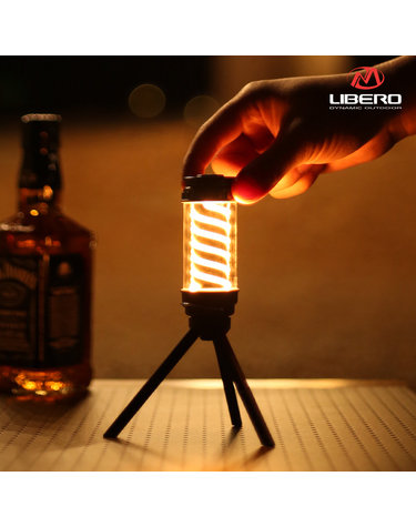 [리베로] 스파이럴 미니 LED 램프 캠핑랜턴 감성캠핑