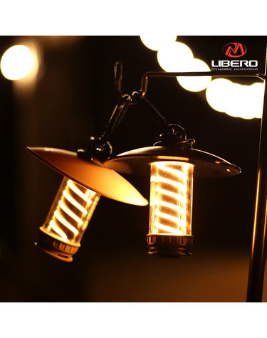 [리베로] 스파이럴 미니 LED 램프 플러스 캠핑랜턴 감성캠핑 쉐이드 포함형