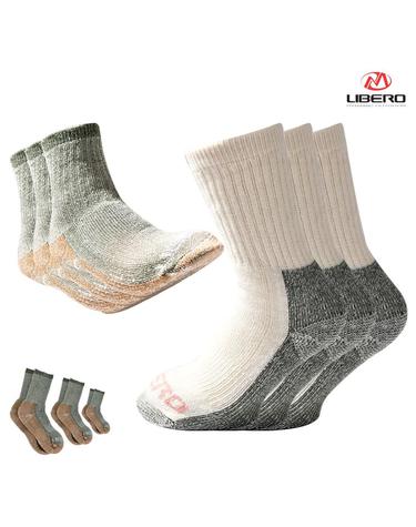 [리베로] 클레버 풀쿠션 울 등산양말 3족 패키지