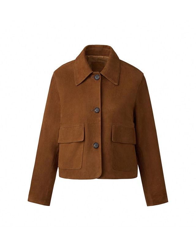 베르데마르 Italian suede pocket point JK_Camel 착용컷