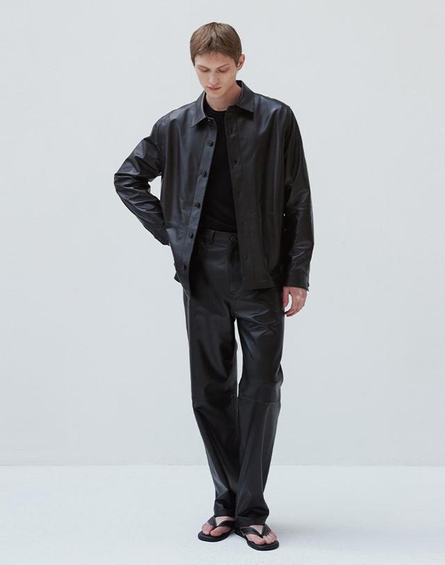 베르데마르 Italian nappa Lambskin shirt JK 착용컷