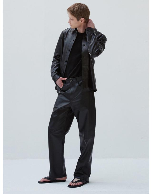 베르데마르 Italian nappa Lambskin shirt JK 착용컷