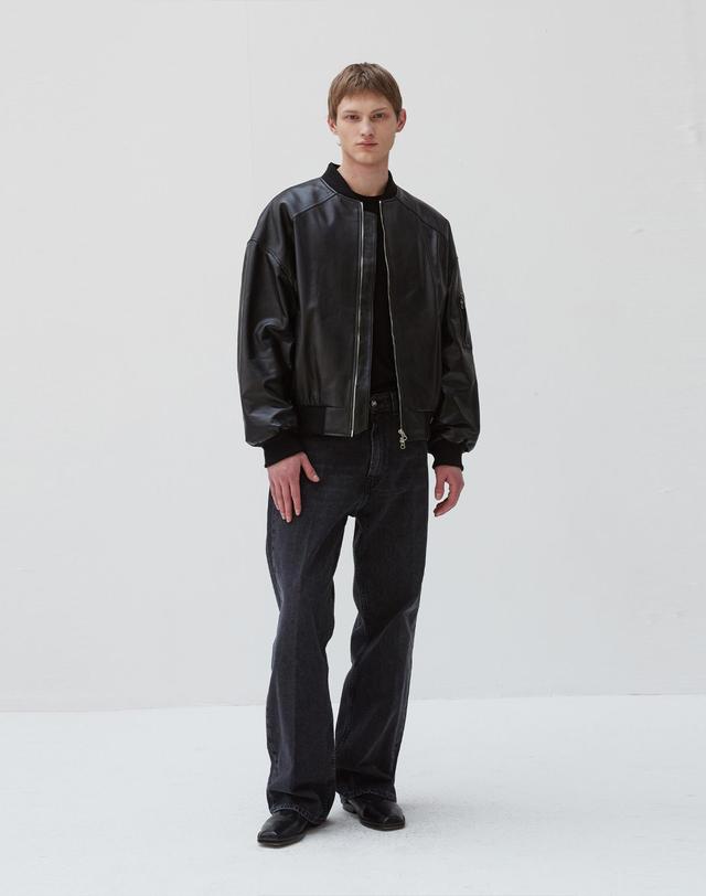 베르데마르 Italian nappa Lambskin Padding blouson Jumper 착용컷