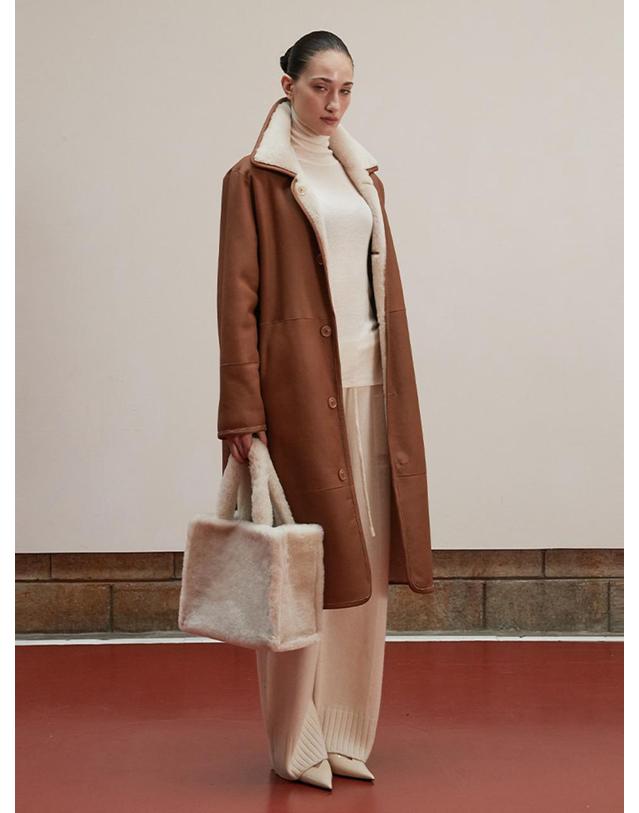 베르데마르 The Shearling Tote Bag 착용컷