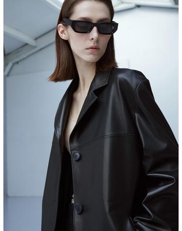 European Lambskin Classic Blazer_Black
