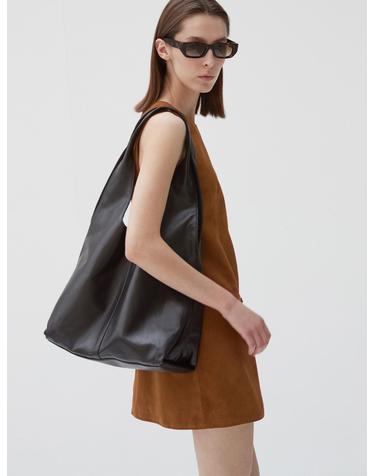 베르데마르 Italian nappa lambskin Hobo bag_Black