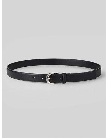 Mordern leather belt_Black